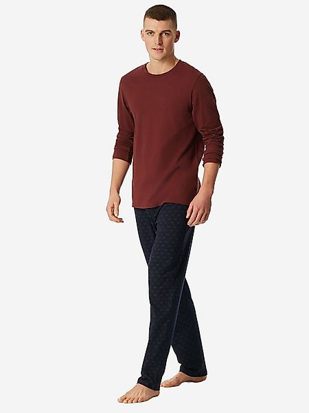 Schiesser Pyjama Casual Essentials (2 tlg) schlafanzug schlafmode bequem günstig online kaufen