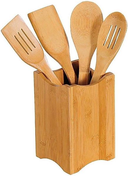 KESPER® Kochbesteckhalter Küchenhelfer 5er Set, Bambus, Braun, 30 x 6X 0,7 günstig online kaufen