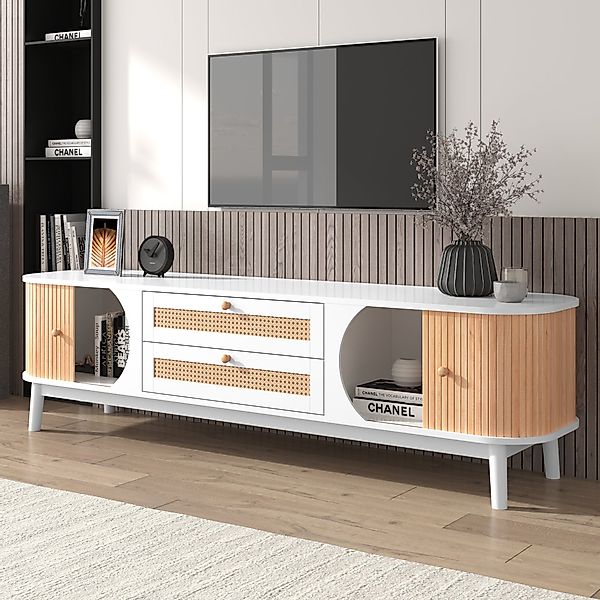BlingBin TV-Schrank Rattan-TV-Boards Breite 170CM (1-St) günstig online kaufen