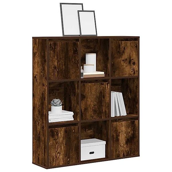 vidaXL Bücherregal Bücherregal Räuchereiche 89x24x101,5 cm Holzwerkstoff günstig online kaufen