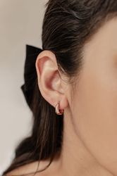 Hey Happiness Paar Creolen Kuppel Silber günstig online kaufen
