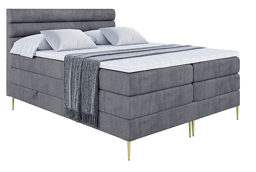 ALTDECOR Boxspringbett CELESTIA-F KING (Multipocket-Matratze H4, günstig online kaufen