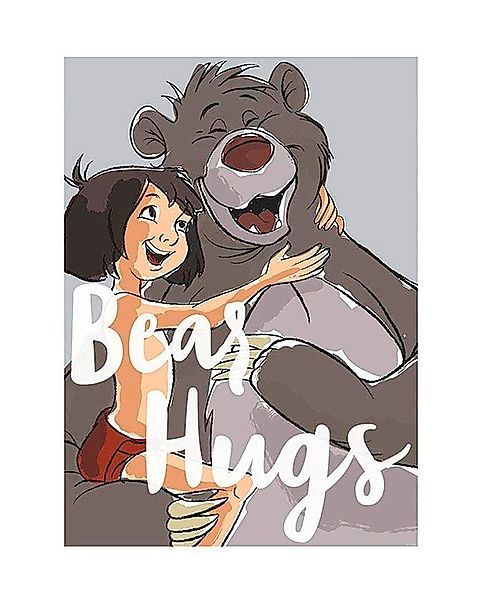 Komar Bild "Bear Hug", Disney, (1 St.), Wandbild zur Dekoration im Kinderzi günstig online kaufen