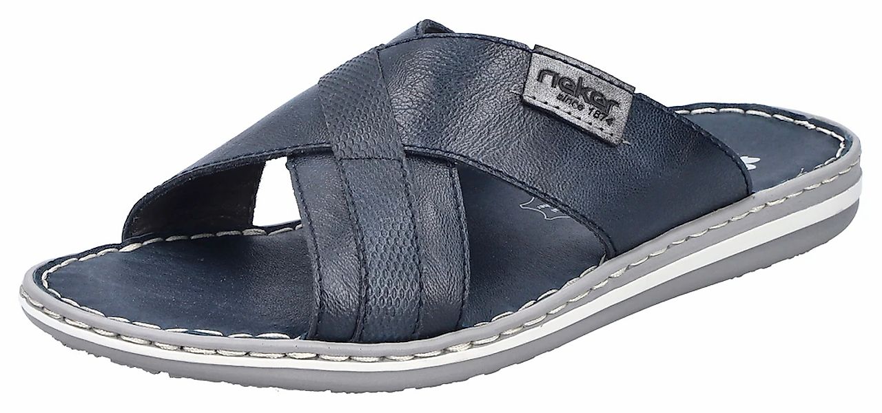 Rieker Pantolette Sommerschuh, Strandschuh, Schlappen, Hausschuh mit Label günstig online kaufen