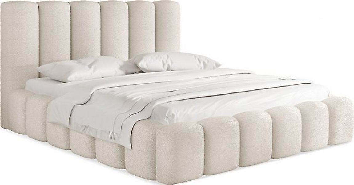 WFL GROUP Polsterbett Serenity (Modernes Polsterbett mit Bettkasten Lattenr günstig online kaufen