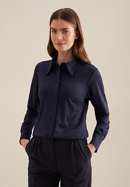 seidensticker Hemdbluse "Schwarze Rose", 1/1 Kragen Uni günstig online kaufen