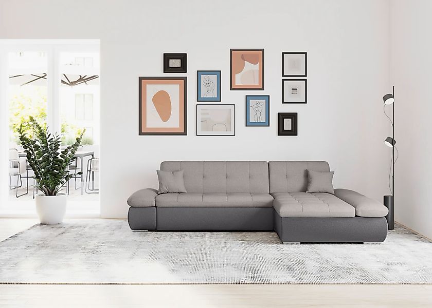 DOMO collection Ecksofa "Moric, L-Form, XXL-Sofa - Breite 300cm, viel Platz günstig online kaufen