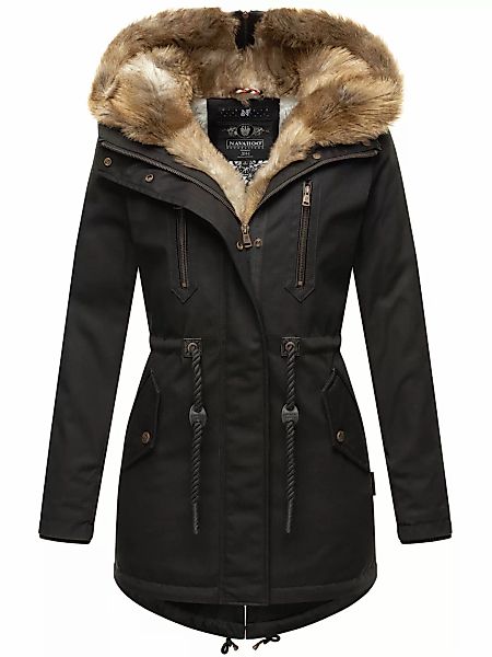 Navahoo Winterjacke "Diamond", Designer Winterjacke mit Teddyfell gefüttert günstig online kaufen