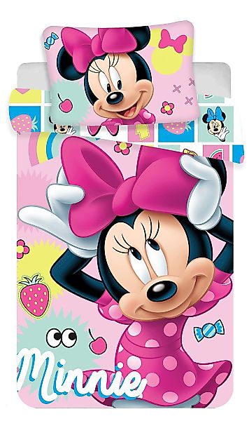 Disney Kinderbettwäsche Minnie Mouse, Renforcé, 2 günstig online kaufen