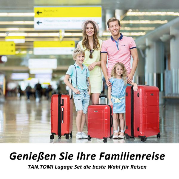TAN.TOMI Kofferset Hartschale Trolley Koffer Leicht günstig online kaufen