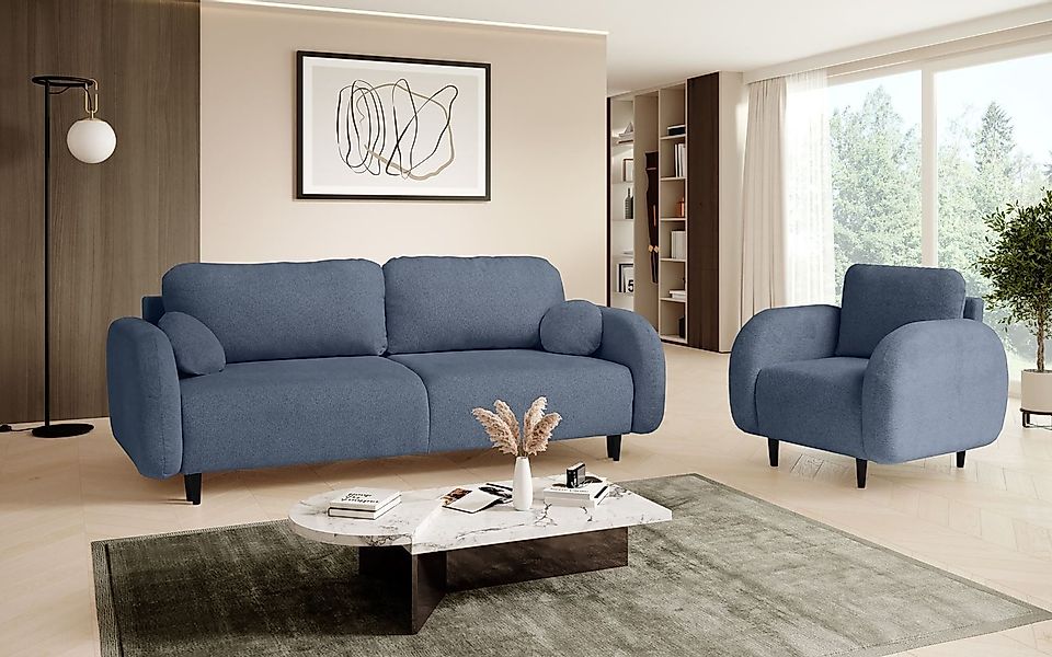Beautysofa Schlafsofa 3-Sitzer mit Schlaffunktion, 3-Sitzer günstig online kaufen