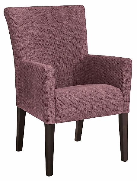 Home affaire "King" () Polsterstuhl, Armlehnstuhl, Gestell Massivholz günstig online kaufen