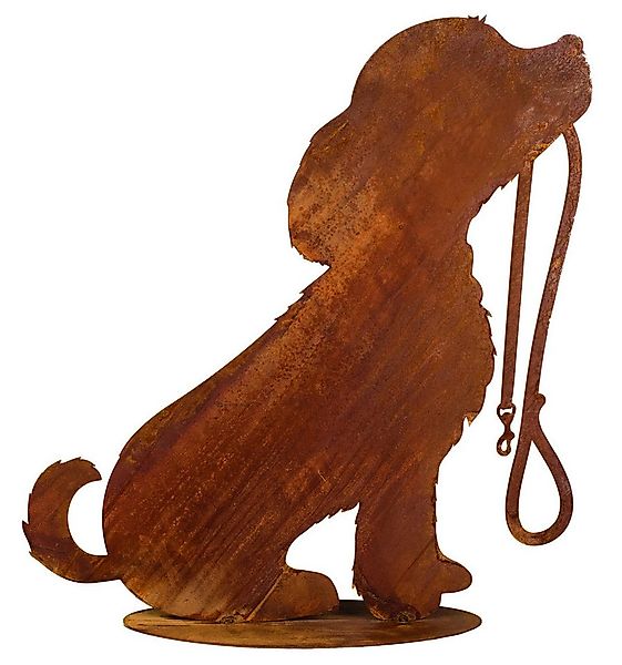 BADEKO Gartenfigur Badeko Hund Rocky 30 x 27 cm rostbraun günstig online kaufen