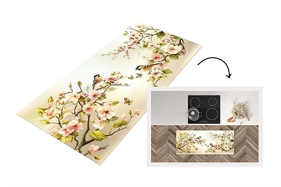 MuchoWow Küchenläufer Äste - Blumen - günstig online kaufen