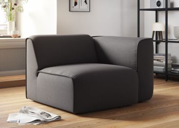 RAUM.ID Sessel "Sofa-Eckelement, Maße B/T/H: 109/97/46 cm" als Modul oder s günstig online kaufen