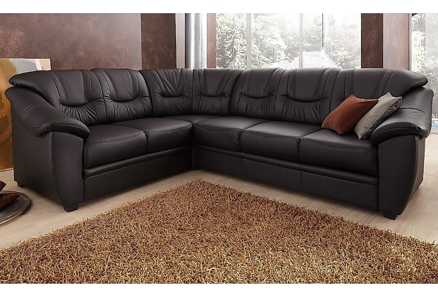 sit&more Ecksofa "Savona L-Form, B: 262 cm", optional Bettfunktion, Federke günstig online kaufen
