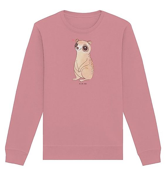 Mr. & Mrs. Panda Longpullover Plumplori Glücklich Größe S - Canyon Pink - G günstig online kaufen