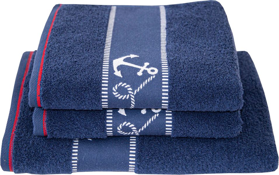 Dyckhoff Handtuch Set "Maritim, Sea Stripe" Set 3 Stk. Frottier 2 Handtüche günstig online kaufen