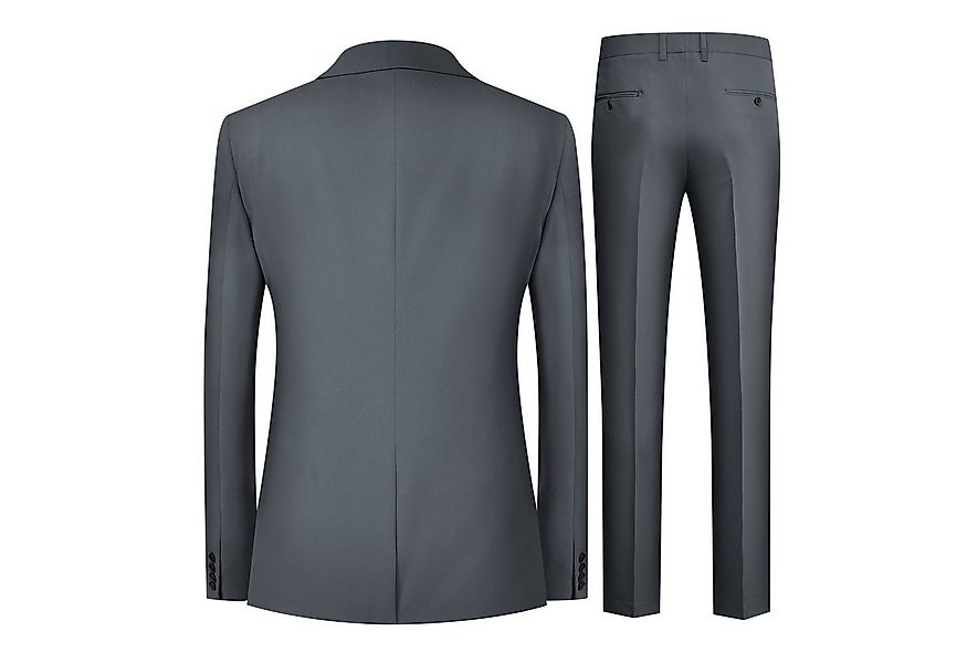 Allthemen Anzug Herren Slim Fit Business Anzug im eleganten Look Hochzeitsa günstig online kaufen