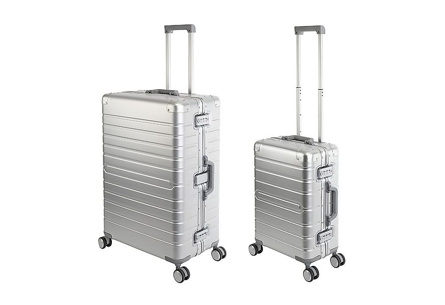 Travelhouse Trolleyset Oslo, 4 Rollen, (2 tlg), Aluminium Hartschale TSA Za günstig online kaufen