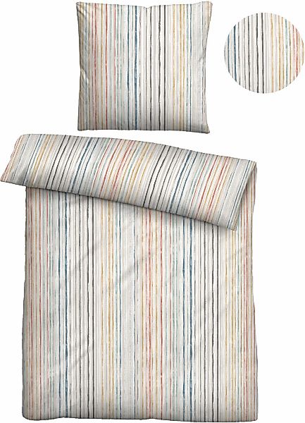 Biberna Bettwäsche "Melina" 2 Stk. feiner Glanz + weicher Griff, pflegeleic günstig online kaufen