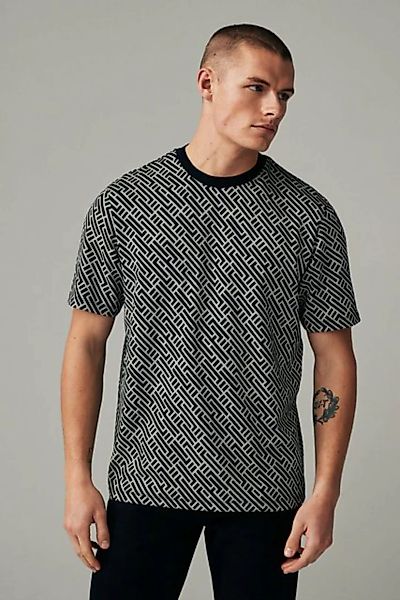 Next T-Shirt T-Shirt mit geometrischem Muster (1-tlg) günstig online kaufen