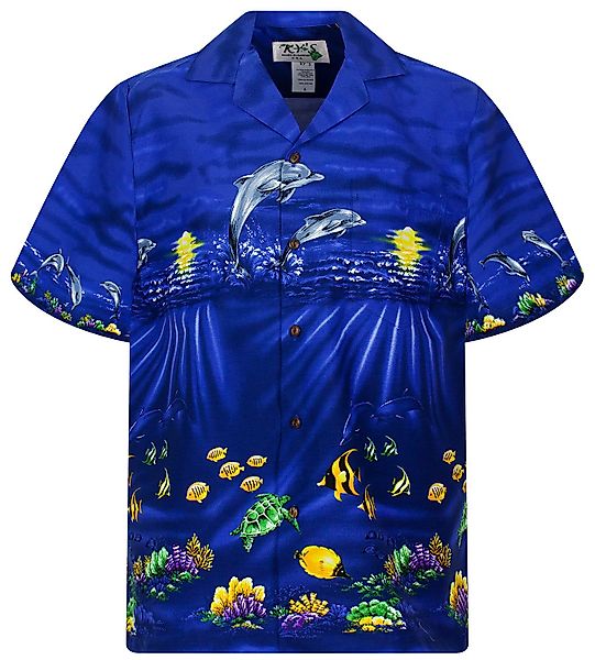 KY's Hawaiihemd Delfine Original Hawaiihemd mit günstig online kaufen