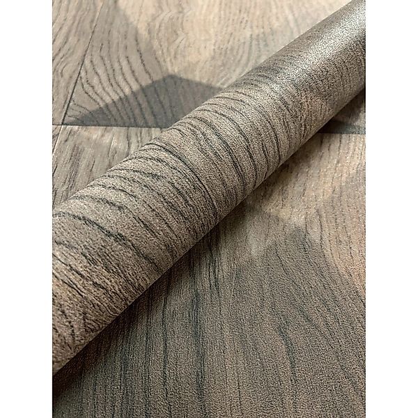 Newroom Vliestapete Sarraf Brown Holz Modern FSC® günstig online kaufen