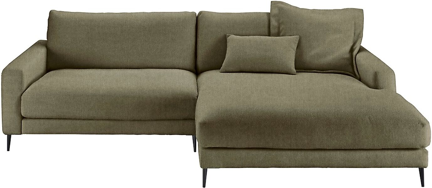 Home affaire Ecksofa "Downtown, B/T/H: 272/190/84 cm L-Form" weicher Sitzko günstig online kaufen