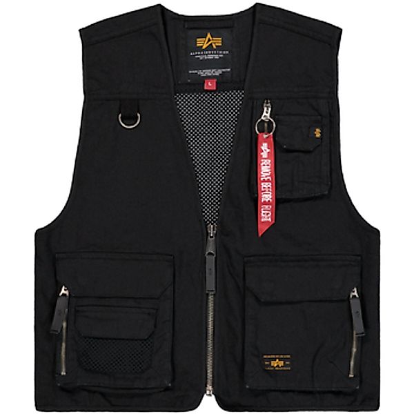 Alpha Industries  Anzugssakko Mesh Utility Vest - black günstig online kaufen