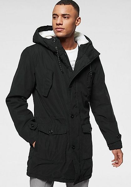 Bruno Banani Parka Winterjacke mit Teddy Fleece gefüttert und anpassbarer K günstig online kaufen