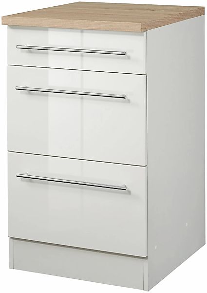 HELD MÖBEL Unterschrank "Wien", Breite 50 cm, mit 1 Schubkasten und 2 Auszü günstig online kaufen