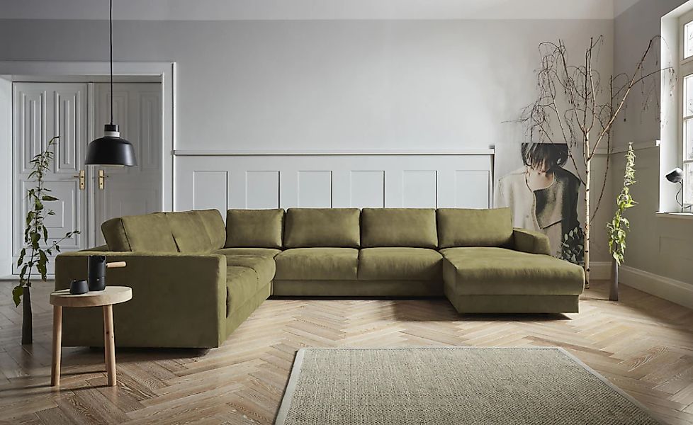 OTTO home Wohnlandschaft "Hobro U-Form" in 3 Bezugsqualitäten in vielen Far günstig online kaufen