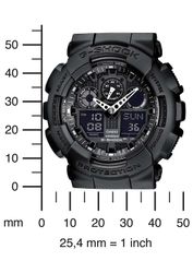 CASIO G-SHOCK Chronograph GA-100-1A1ER, Quarzuhr,Armbanduhr,Herrenuhr,digit günstig online kaufen
