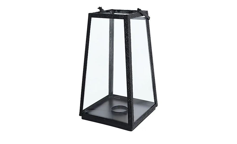 Laterne   ¦ schwarz ¦ Eisen,Glas ¦ Maße (cm): B: 28 H: 52 T: 28.0 Accessoir günstig online kaufen