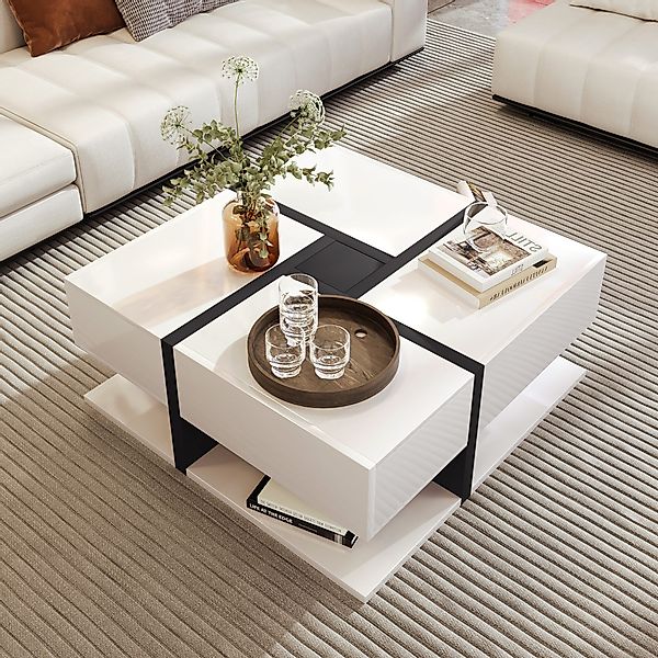 HAUSS SPOLE Couchtisch Couchtisch Holztisch Moderner günstig online kaufen