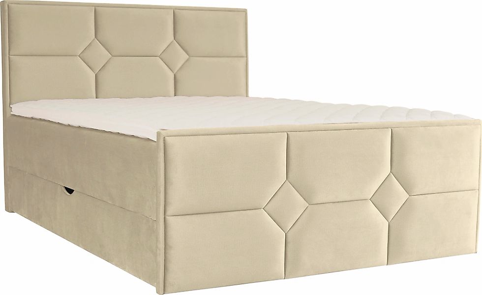 Leonique Boxspringbett "Timeo" in den Breiten 120,140,160 & 180 cm erhältli günstig online kaufen