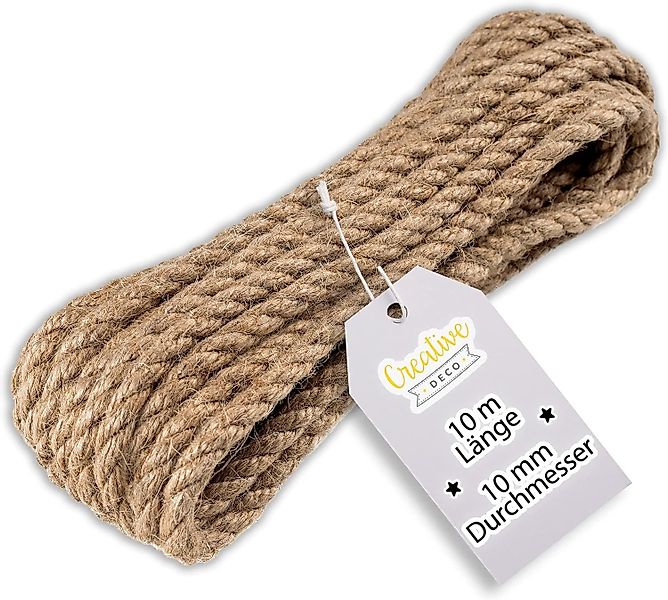 Creative Deco Juteseil Juteschnur Tau Schnur günstig online kaufen