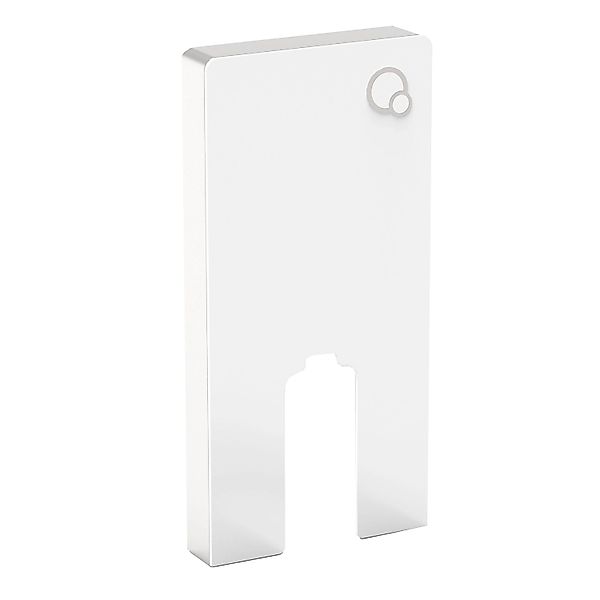 Glasdeals Sanitärmodul für Stand-WC Weißglas inkl. Betätigungsplatte – 6226 günstig online kaufen