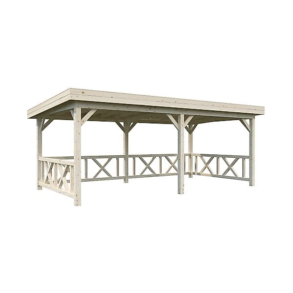Palmako Pavillon Lenna Set 307 Naturbelassen 588 cm x 300 cm FSC® günstig online kaufen