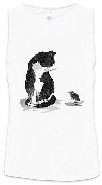 Urban Backwoods Tanktop Cat And Mouse Ärmelloses T-Shirt Katzen Kätzchen Ka günstig online kaufen