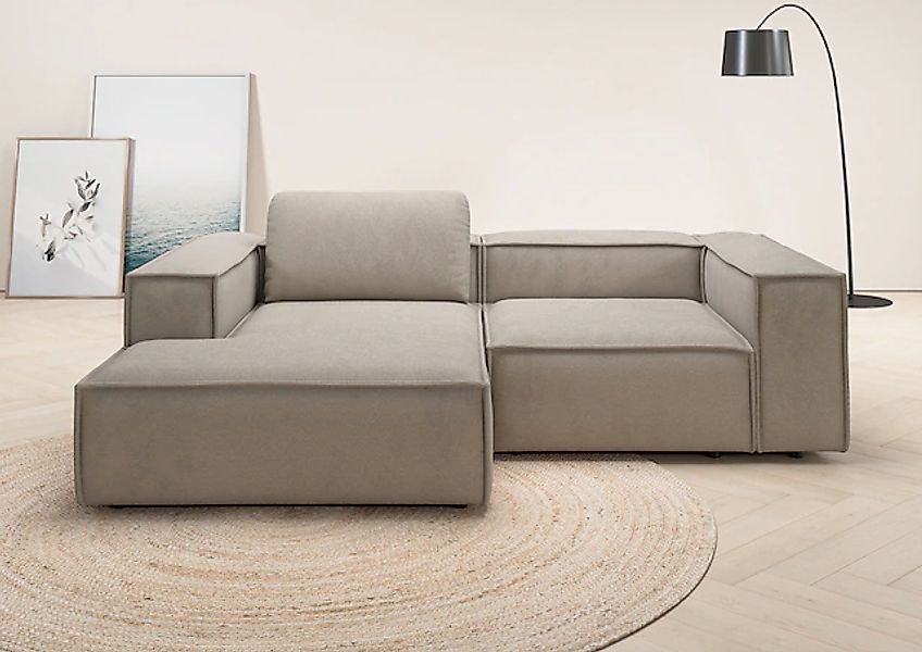 Places of Style Ecksofa »Watertown, kompakte L-Form, 246 cm breite für klei günstig online kaufen