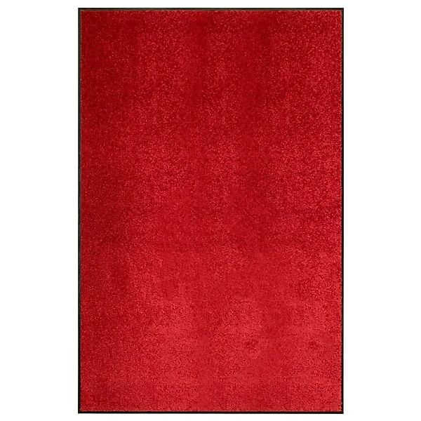 vidaXL Fußmatte Waschbar Rot 120x180 cm 323426 günstig online kaufen