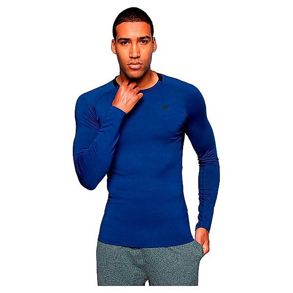 4f Langarm-t-shirt L Dark Blue Melange günstig online kaufen
