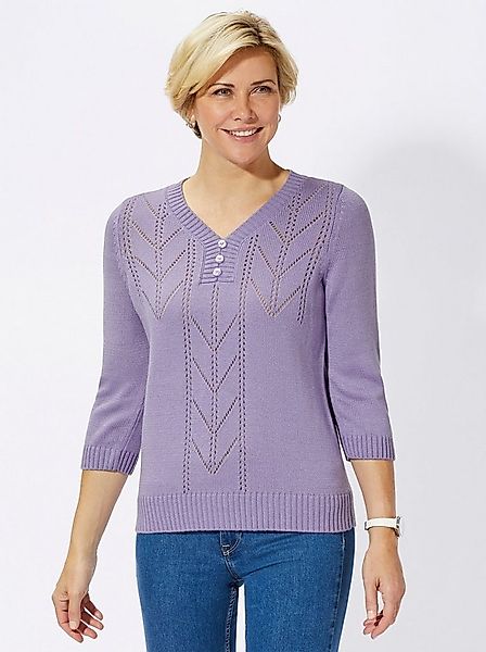 Witt Strickpullover Pullover 3/4-Arm Ajour günstig online kaufen