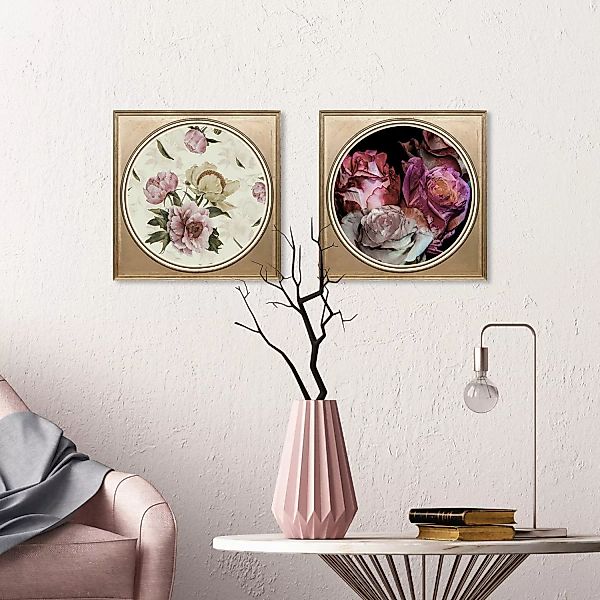 queence Acrylglasbild "Getrocknete Rosen" günstig online kaufen
