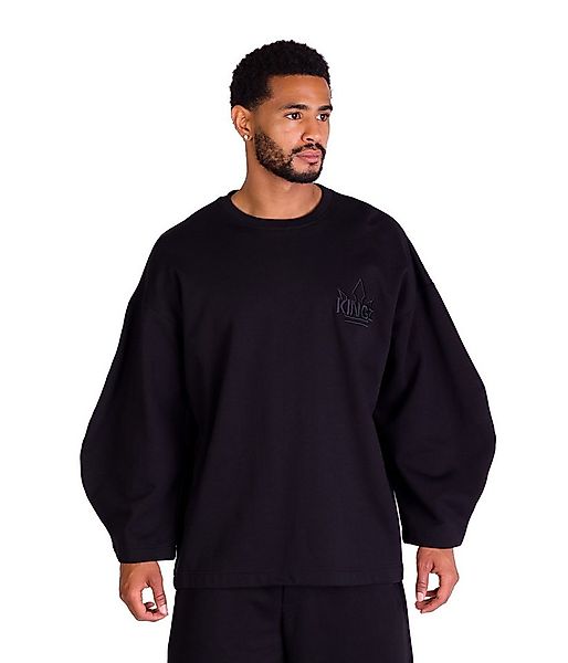 KINGZ Kapuzensweatshirt Herren Urban Sweatshirt mit Bestickung günstig online kaufen