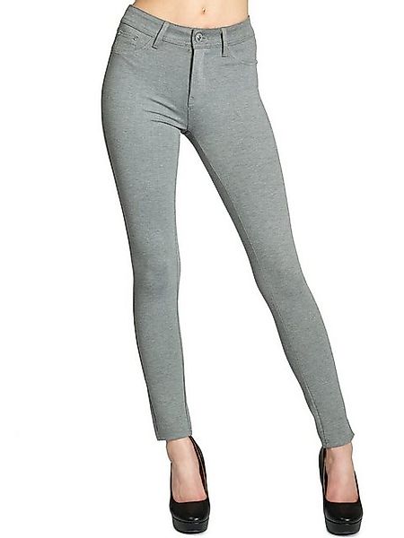 Caspar Leggings HLE026 elegante Damen Stretch Hose Jeggings Leggings günstig online kaufen