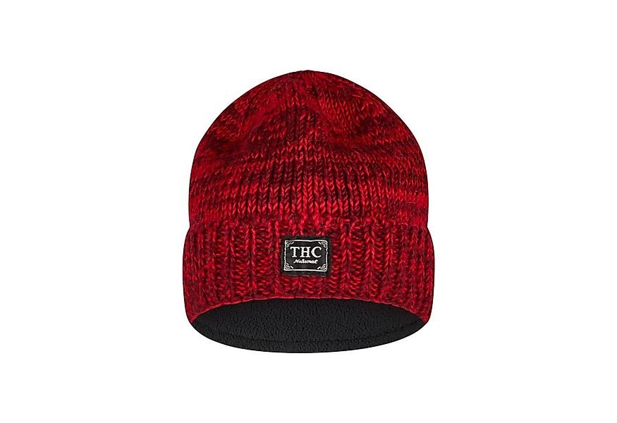 THC Natural Line Strickmütze THC Schafwoll Rollcap 715 rot (1 Stück, 1-St., günstig online kaufen