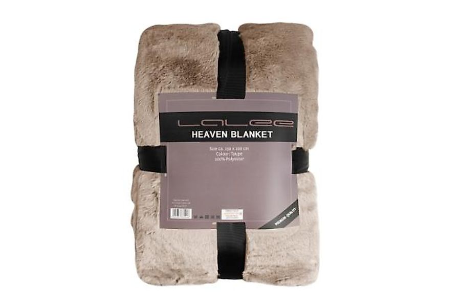 150x200 Kuscheldecke HEAVEN von Lalee Taupe günstig online kaufen